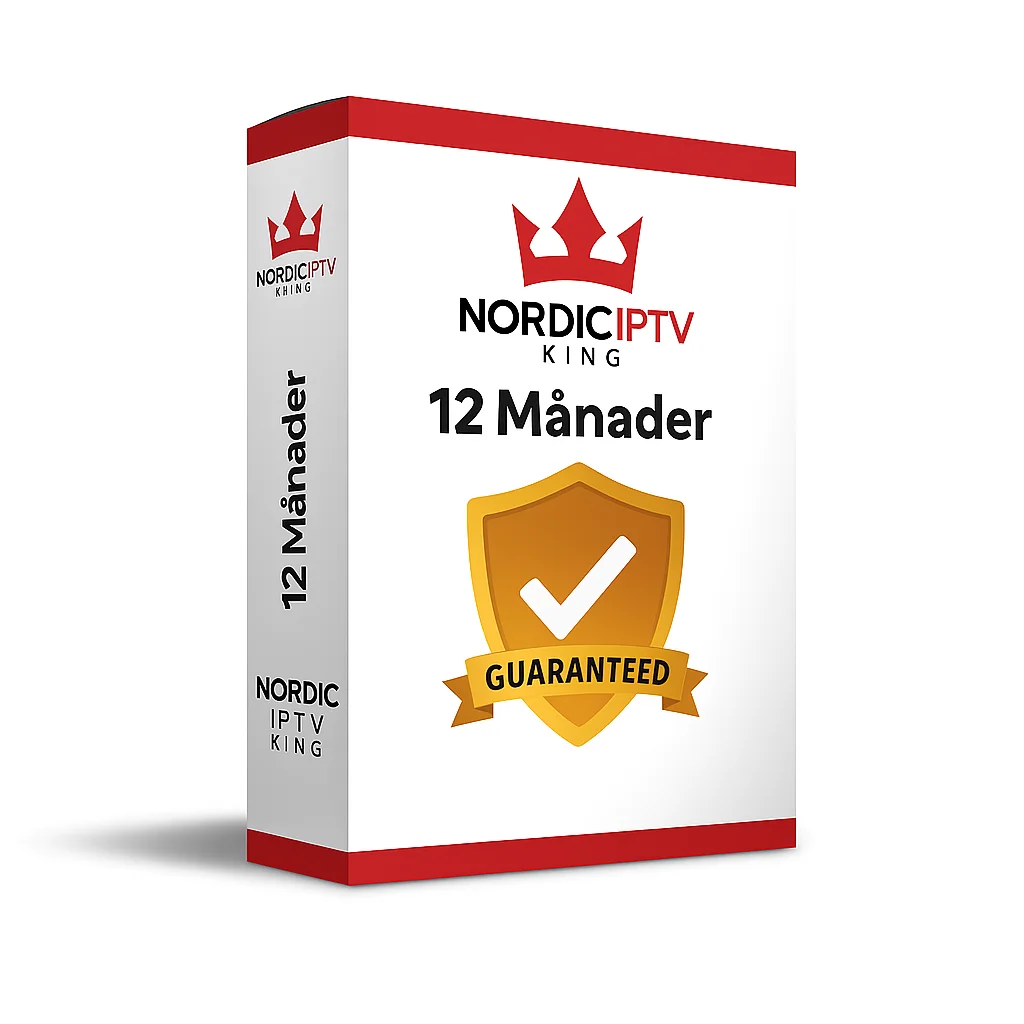 Nordic IPTV King - IPTV Nordic - 12 Månader