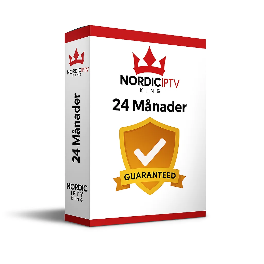 Nordic IPTV King - IPTV Nordic - 24 Månader